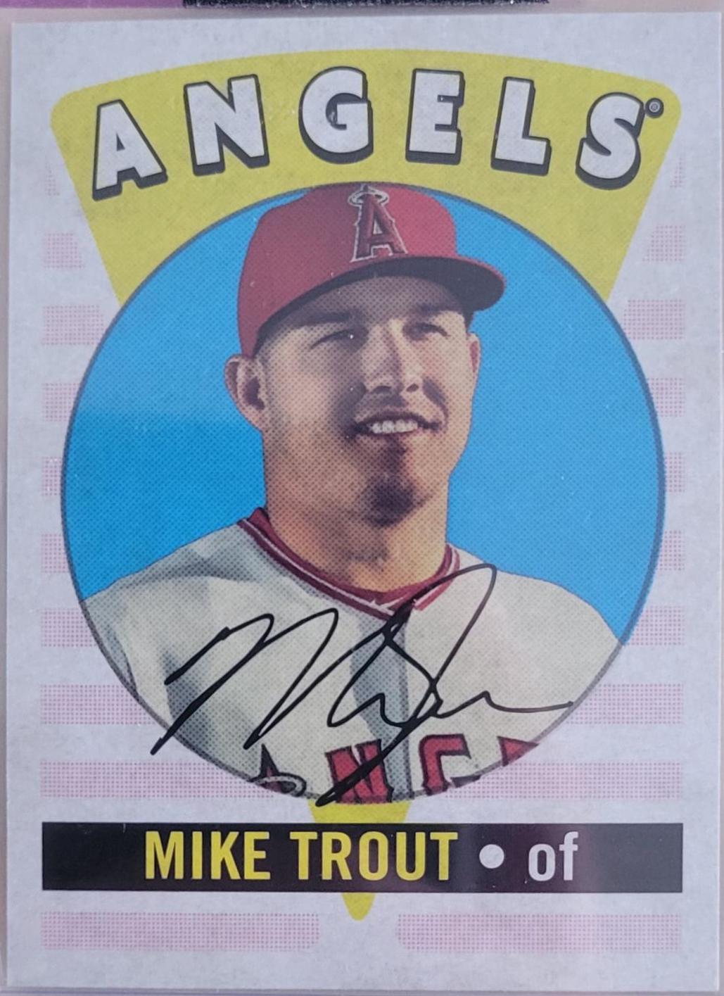 Mike Trout #RO-14 Baseball Cards 2017 Topps Archives 2016 Retro Original