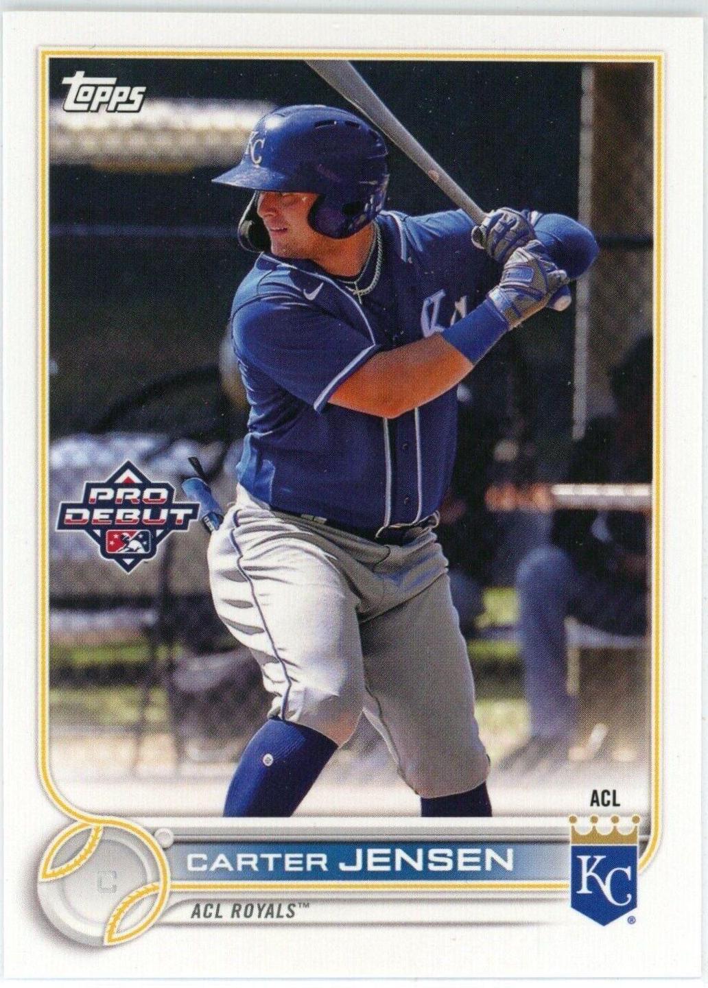 Carter Jensen #PD-100 Baseball Cards 2022 Topps Pro Debut