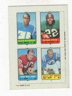 Alvin Haymond, Elijah Pitts, Ken Willard, Billy Ray Smith