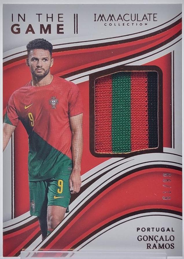 Goncalo Ramos #15 Soccer Cards 2023 Panini Immaculate In the Game Patch
