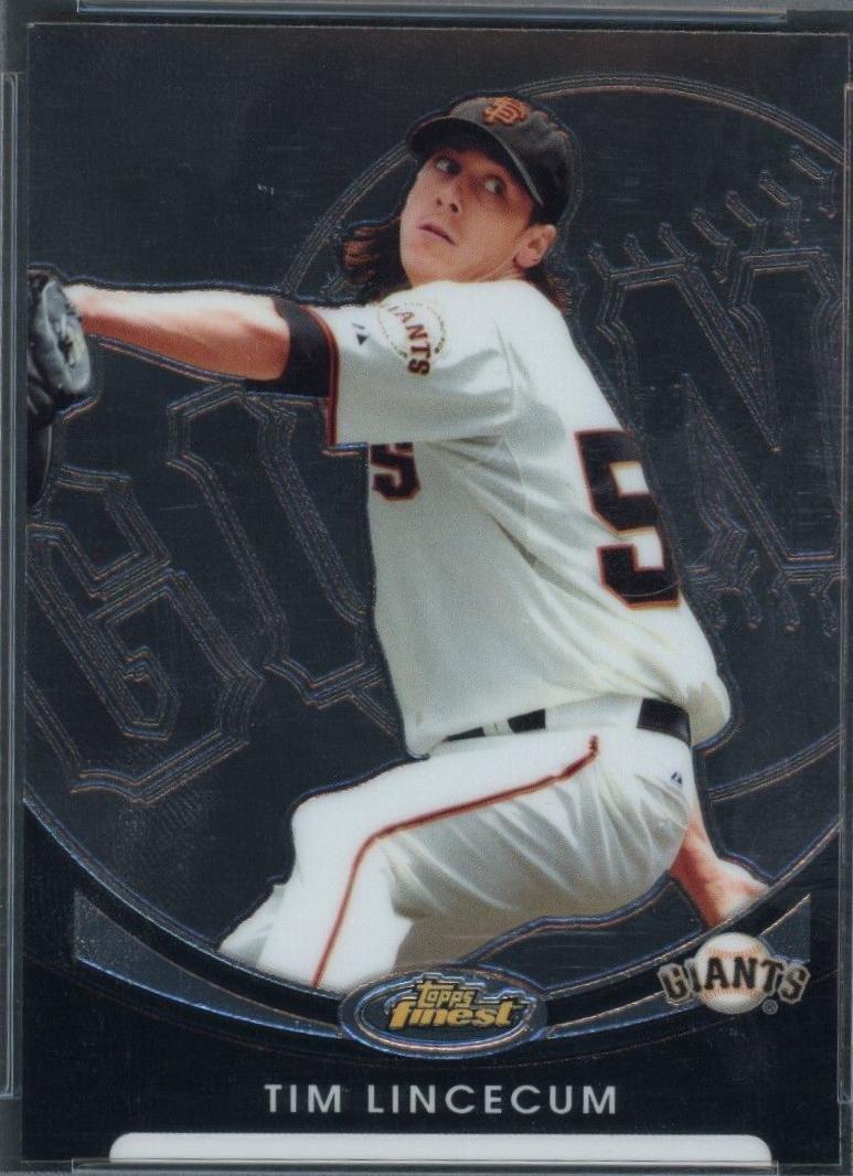 Tim Lincecum #1 Baseball Cards 2010 Finest