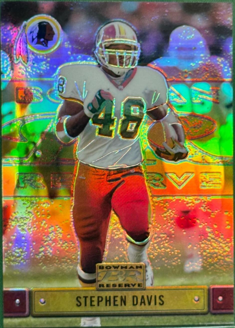 Stephen Davis #38 2000 Bowman Reserve Football
