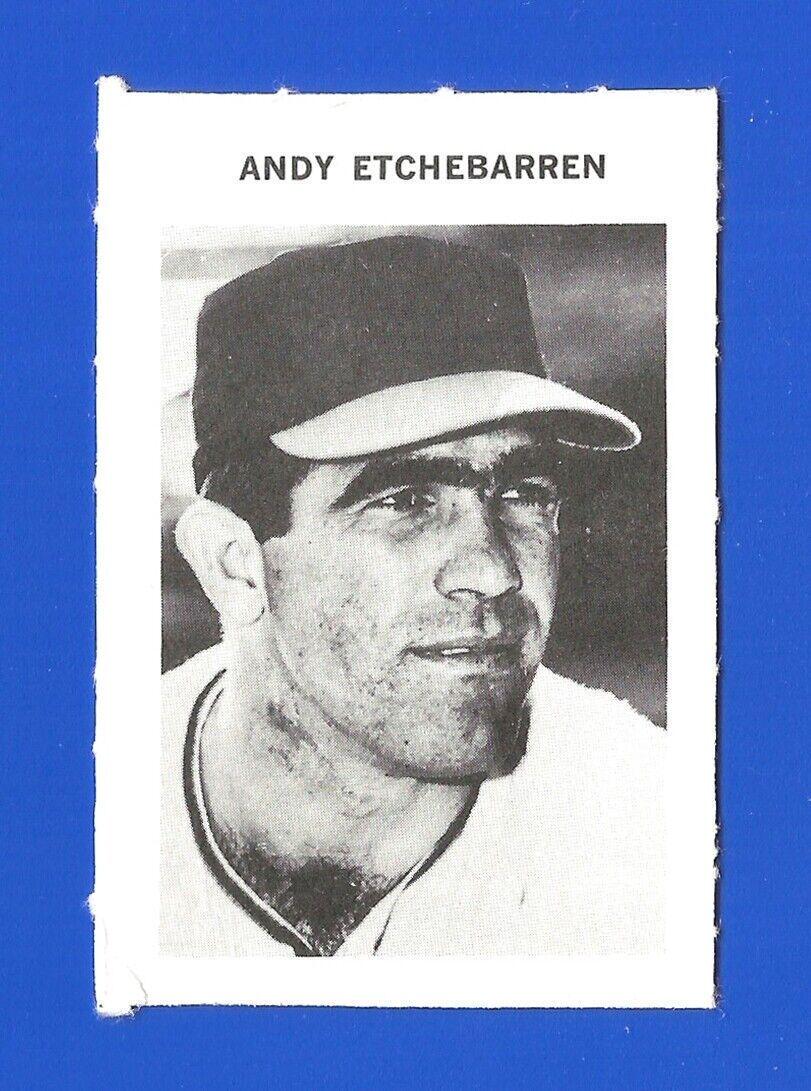 Andy Etchebarren Baseball Cards 1972 Milton Bradley