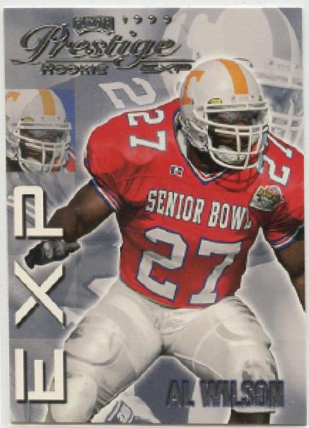 Al Wilson #EX2 Football Cards 1999 Playoff Prestige Exp