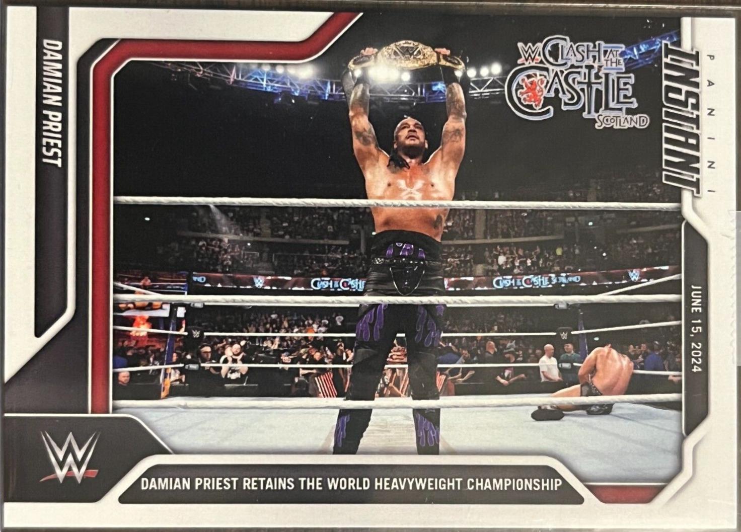 Damian Priest #42 Wrestling Cards 2024 Panini Instant WWE