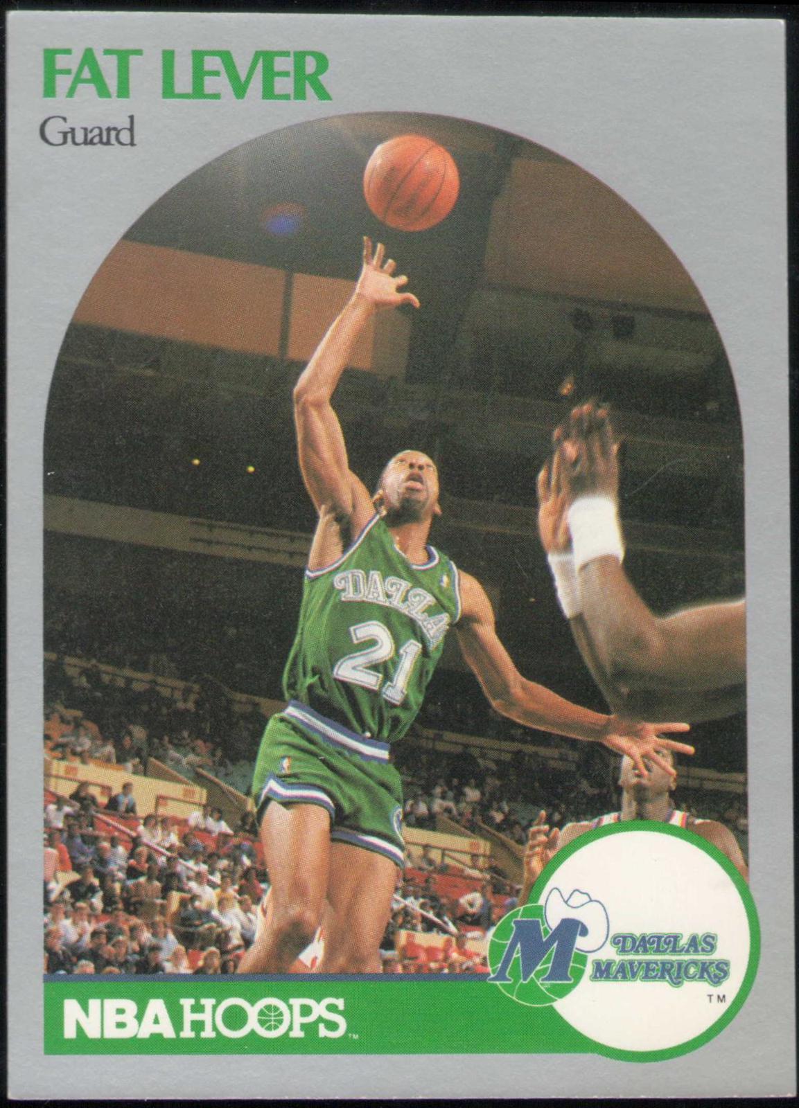 Fat Lever #408 Basketball Cards 1990 Hoops