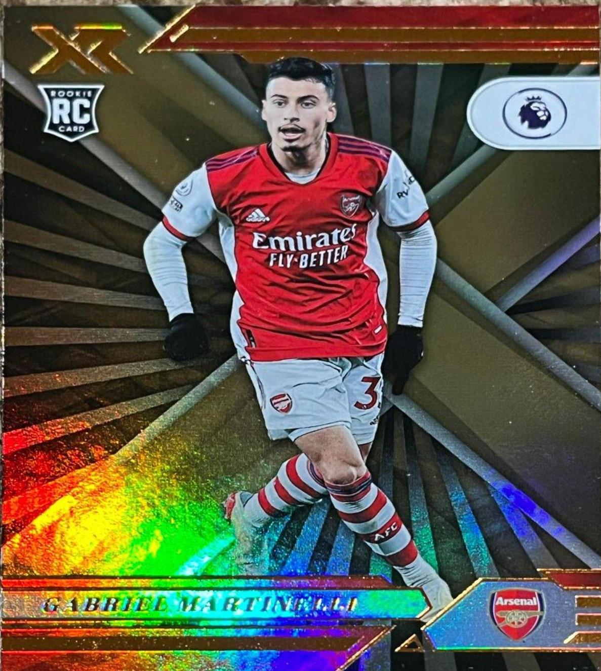 Gabriel Martinelli #104 Soccer Cards 2021 Panini Chronicles Premier League