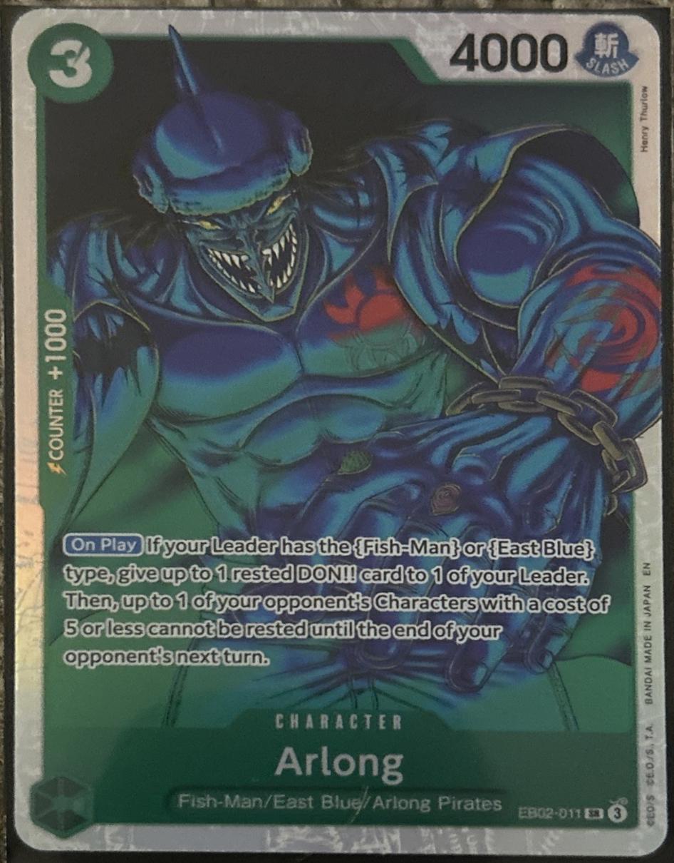 Arlong EB02-011 One Piece Extra Booster Anime 25th Collection