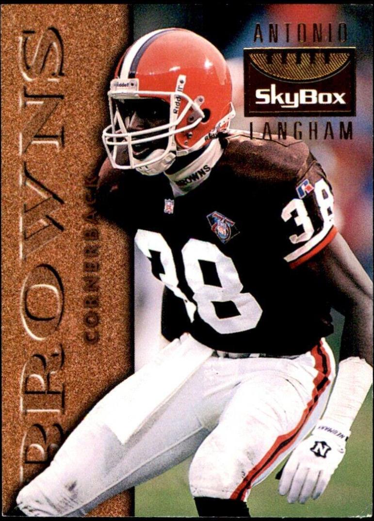 Antonio Langham #29 Football Cards 1995 Skybox Premium