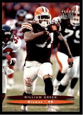 William Green #11 Football Cards 2003 Ultra