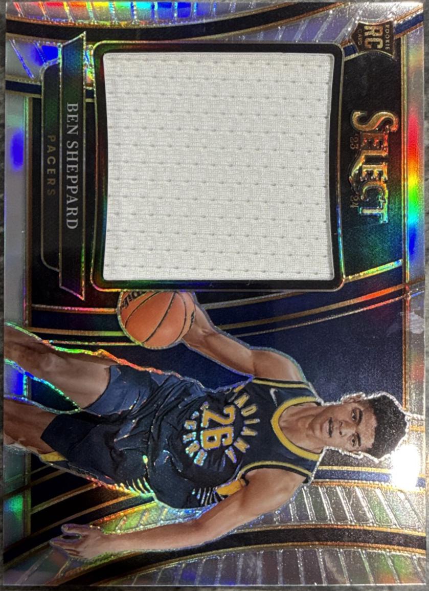 Ben Sheppard #RJS-BS 2023 Panini Select Jumbo Rookie Swatch Basketball