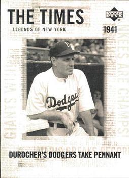 Leo Durocher #177 2001 Upper Deck Legends Of Ny Baseball