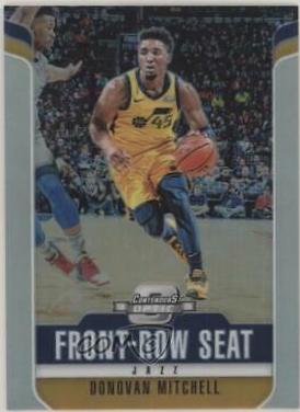 Donovan Mitchell #13 Basketball Cards 2018 Panini Contenders Optic Front Row Seat