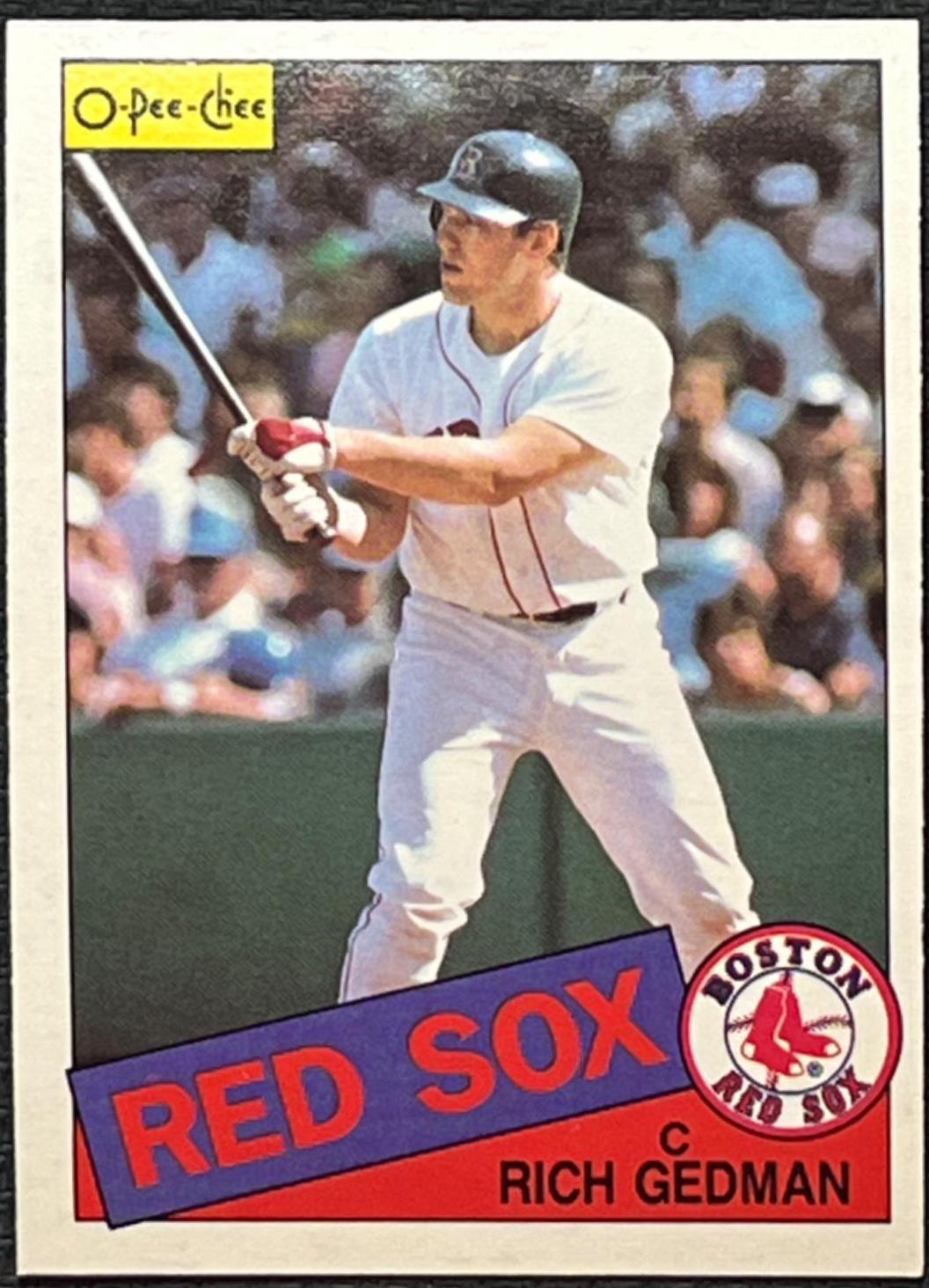 Rich Gedman #18 Baseball Cards 1985 O Pee Chee