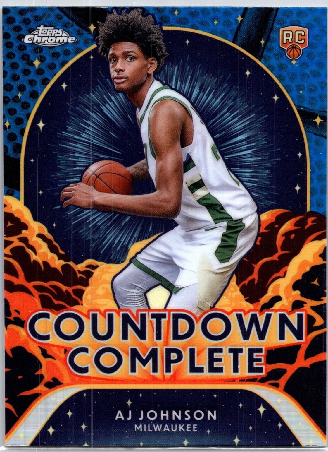 AJ Johnson [Blue Basketball Refractor] #CC-22