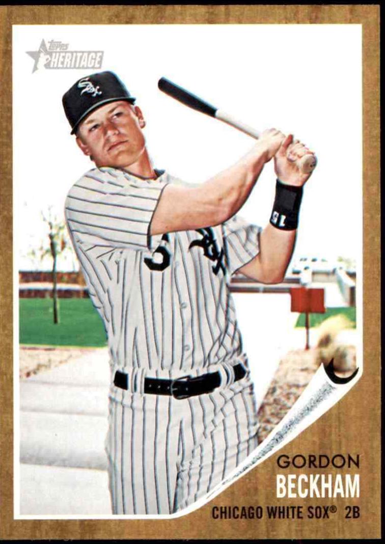 Gordon Beckham #73 Baseball Cards 2011 Topps Heritage