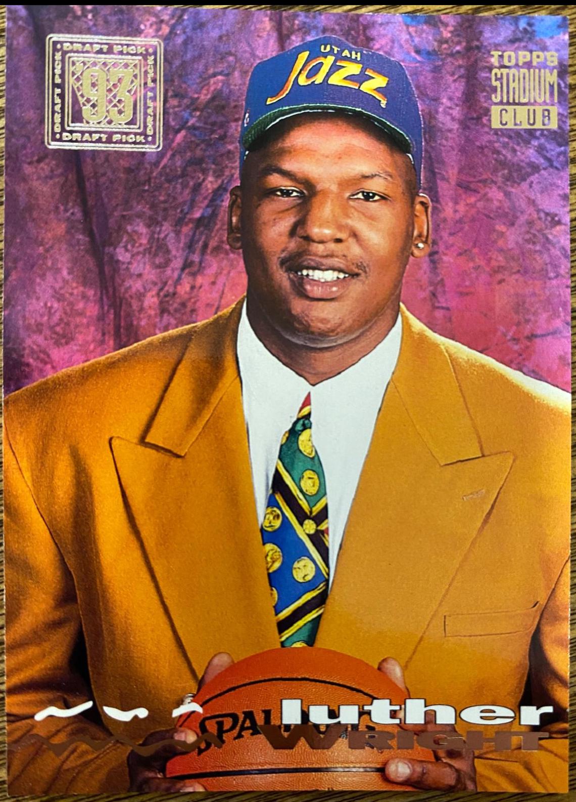 Luther Wright #139 Basketball Cards 1993 Stadium Club