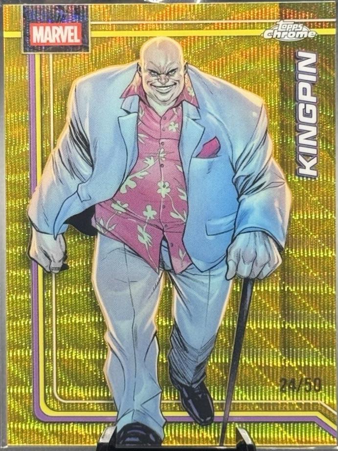 Kingpin Gold Wave Refractor