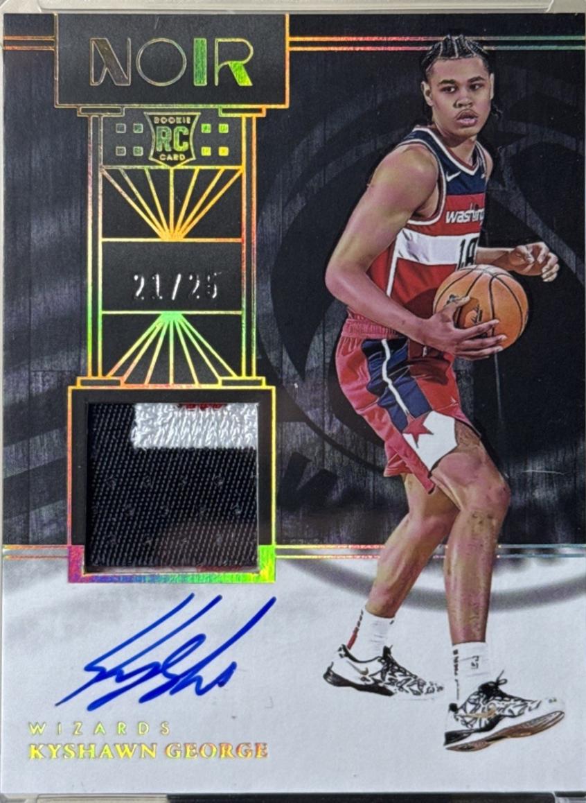 Kyshawn George #347 2024-25 Panini Noir Basketball