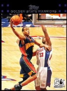 Monta Ellis #98 Basketball Cards 2007 Topps 50th Anniversary