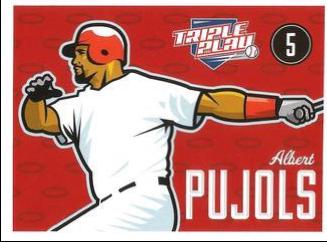 Albert Pujols #37 Baseball Cards 2012 Panini Triple Play