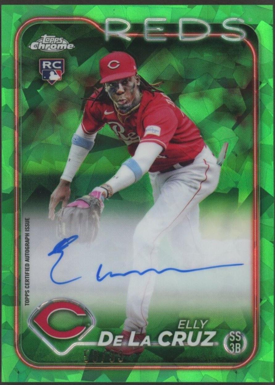 Elly De La Cruz [Green] #CSA-ED Prices | 2024 Topps Chrome