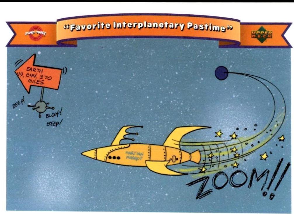 Favorite Interplanetary Pastime #7 Baseball Cards 1991 Upper Deck Comic Ball 2
