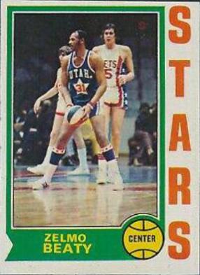 Zelmo Beaty #252 Basketball Cards 1974 Topps