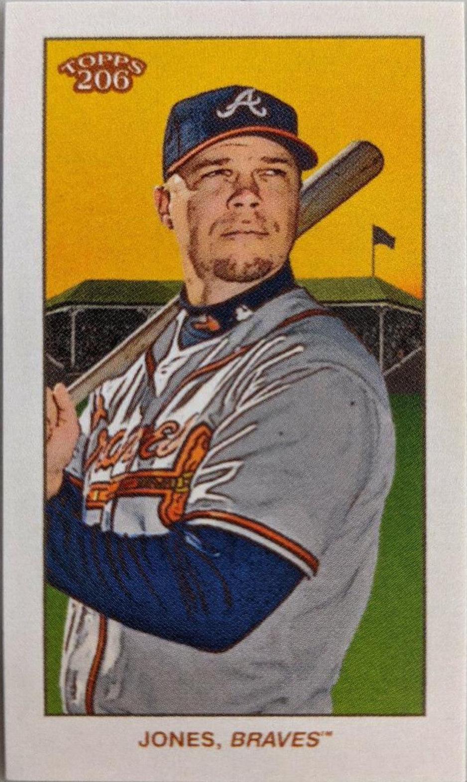 Chipper Jones Baseball Cards 2020 Topps 206
