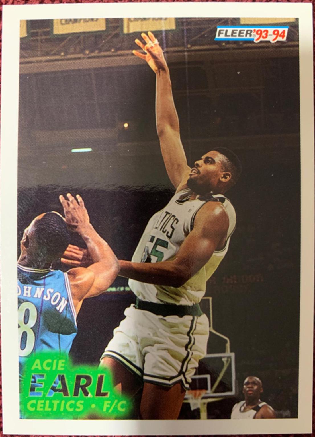 Acie Earl #246 Basketball Cards 1993 Fleer