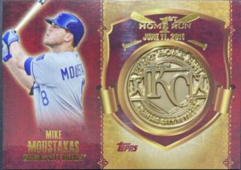 Mike Moustakas #FHRM-MM Baseball Cards 2015 Topps First Home Run Medallion