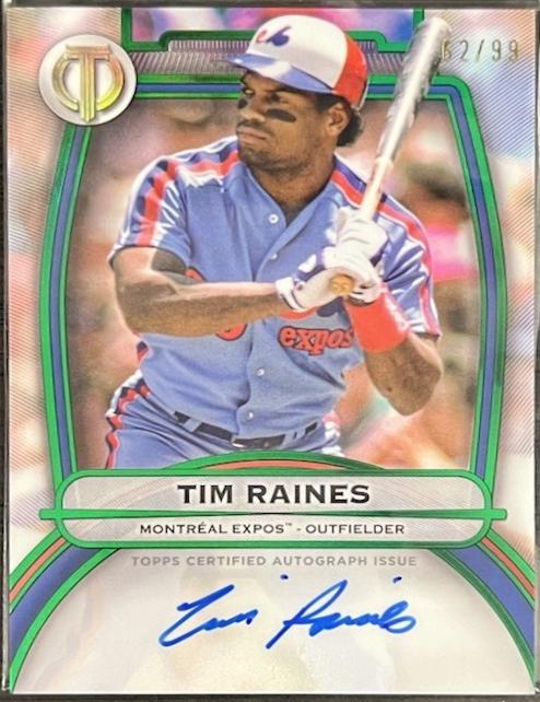 Tim Raines [Green] #TA-TR