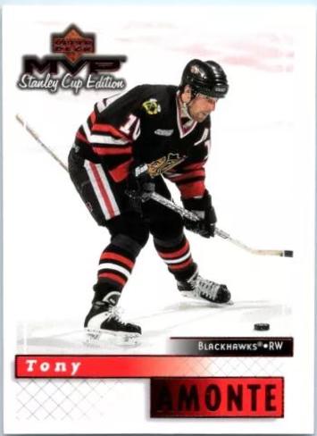 Tony Amonte #43 Hockey Cards 1999 Upper Deck MVP Stanley Cup Edition