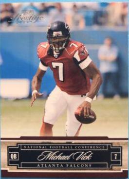 Michael Vick #6 Football Cards 2007 Playoff Prestige