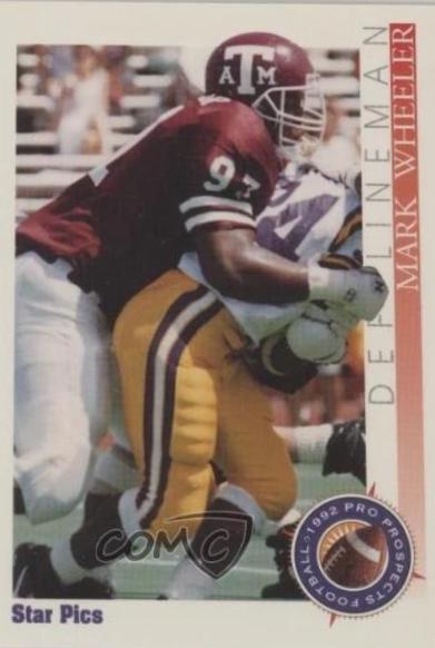 Mark Wheeler #71 1992 Star Pics Football