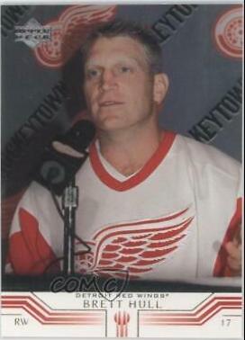 Brett Hull #62 Hockey Cards 2001 Upper Deck