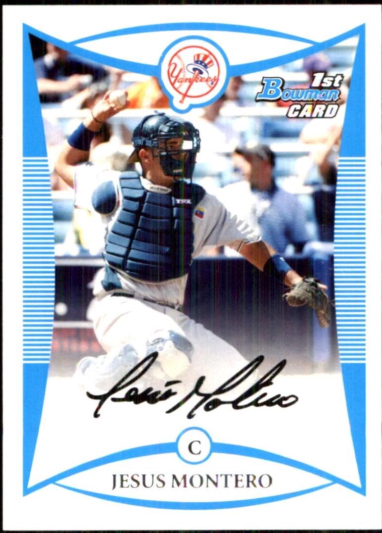Jesus Montero #BDPP86 2008 Bowman Draft Picks & Prospects Baseball Prospects