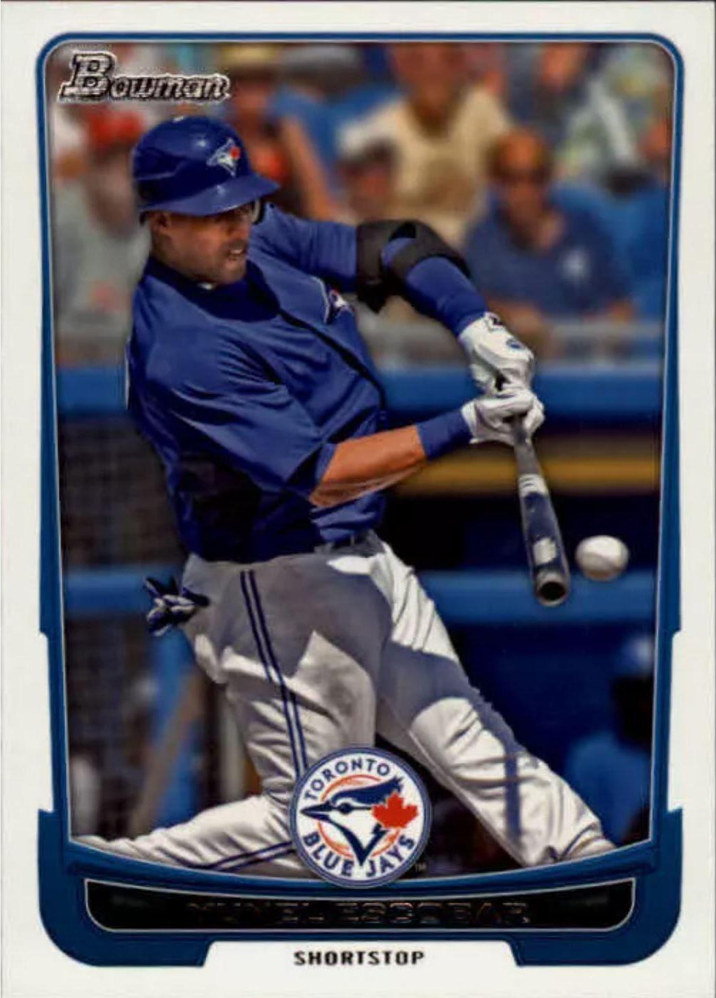 Yunel Escobar #21 Baseball Cards 2012 Bowman