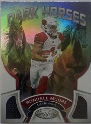 Rondale Moore #DH-12 Football Cards 2022 Panini Certified Dark Horses