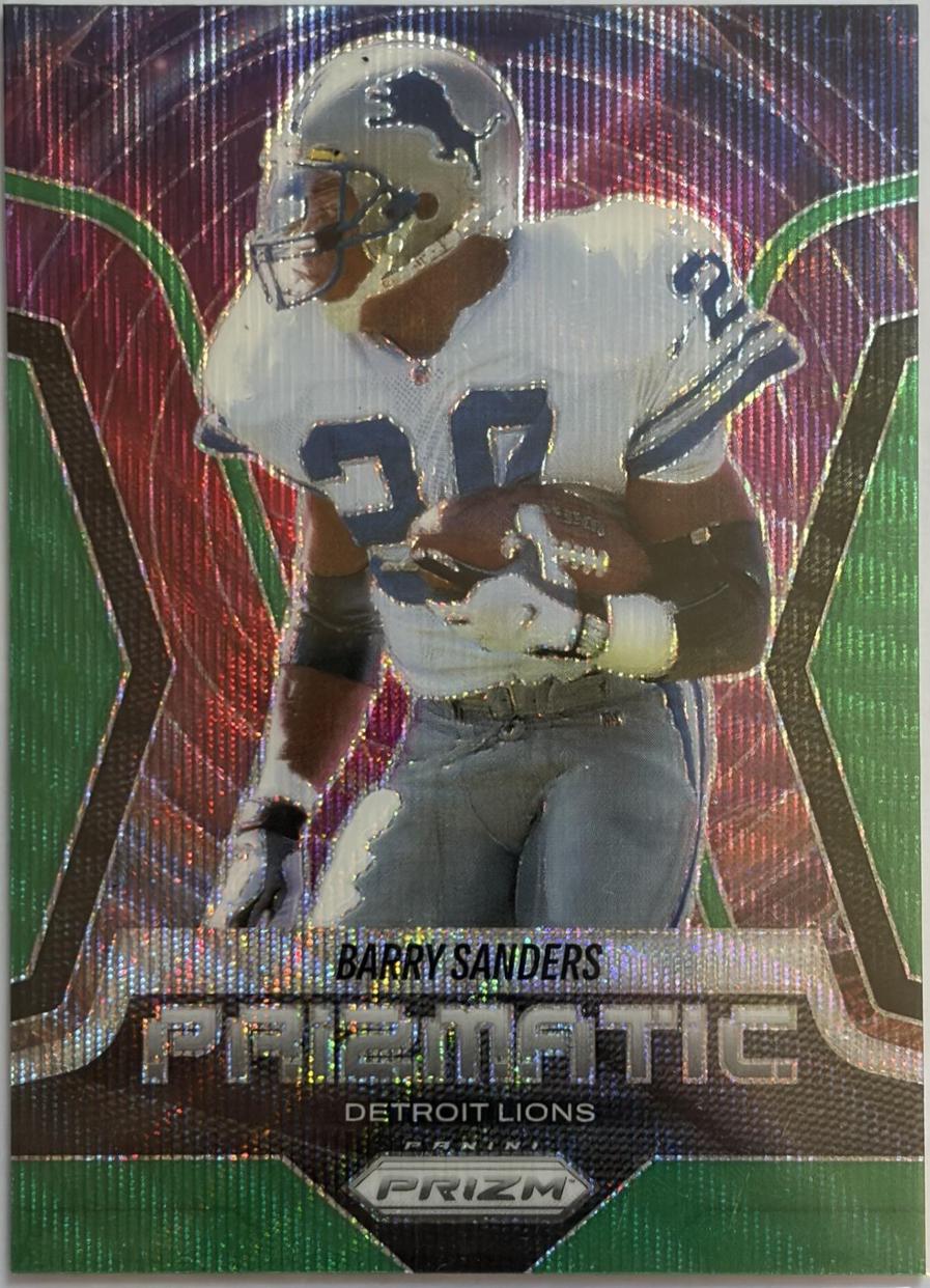 Barry Sanders [Green] #19 Prices | 2025 Panini Prizm Prizmatic