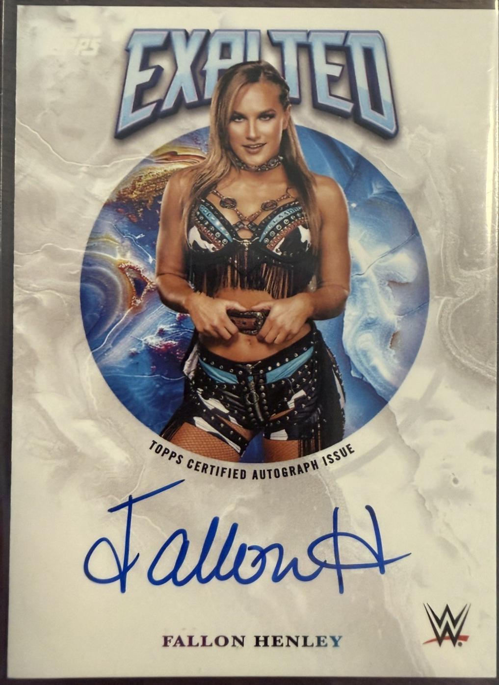 Fallon Henley #EXA-FAL Prices | 2025 Topps Exalted WWE Autograph