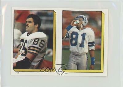 Hoby Brenner, Daryl Turner Football Cards 1986 Topps Stickers