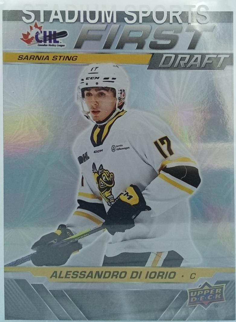 Alessandro Di Iorio #FD-4 Hockey Cards 2024 Upper Deck CHL First Draft