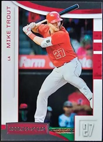 Mike Trout #8 Baseball Cards 2019 Panini Chronicles Rookies & Stars