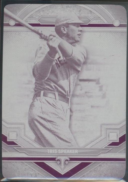 Tris Speaker [Printing Plate] #91