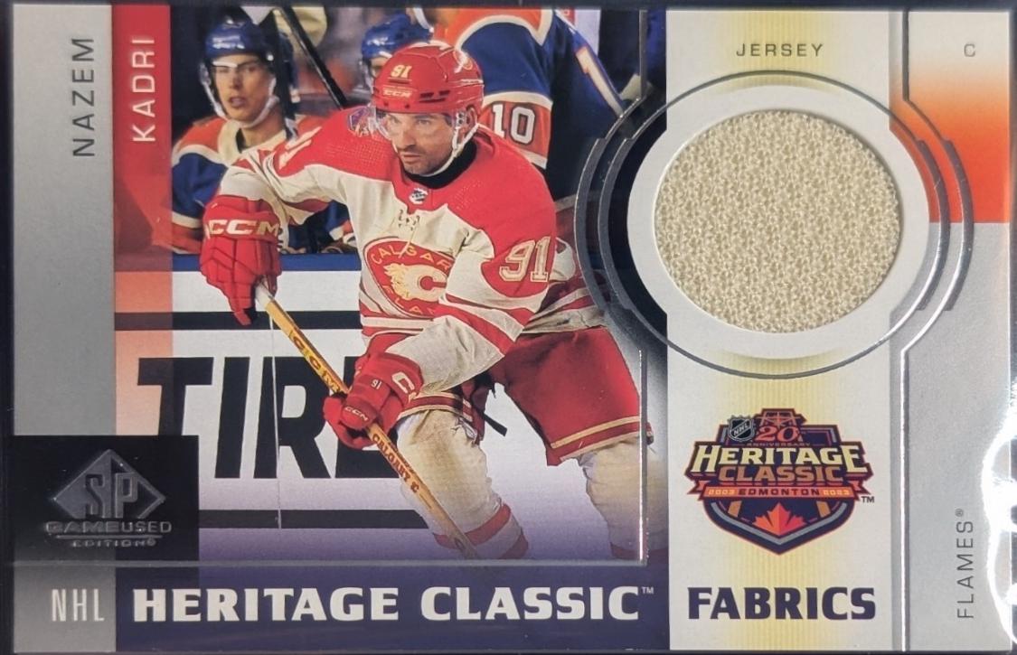 Nazem Kadri #HCF-8 Hockey Cards 2024 SP Game Used Heritage Classic Fabrics