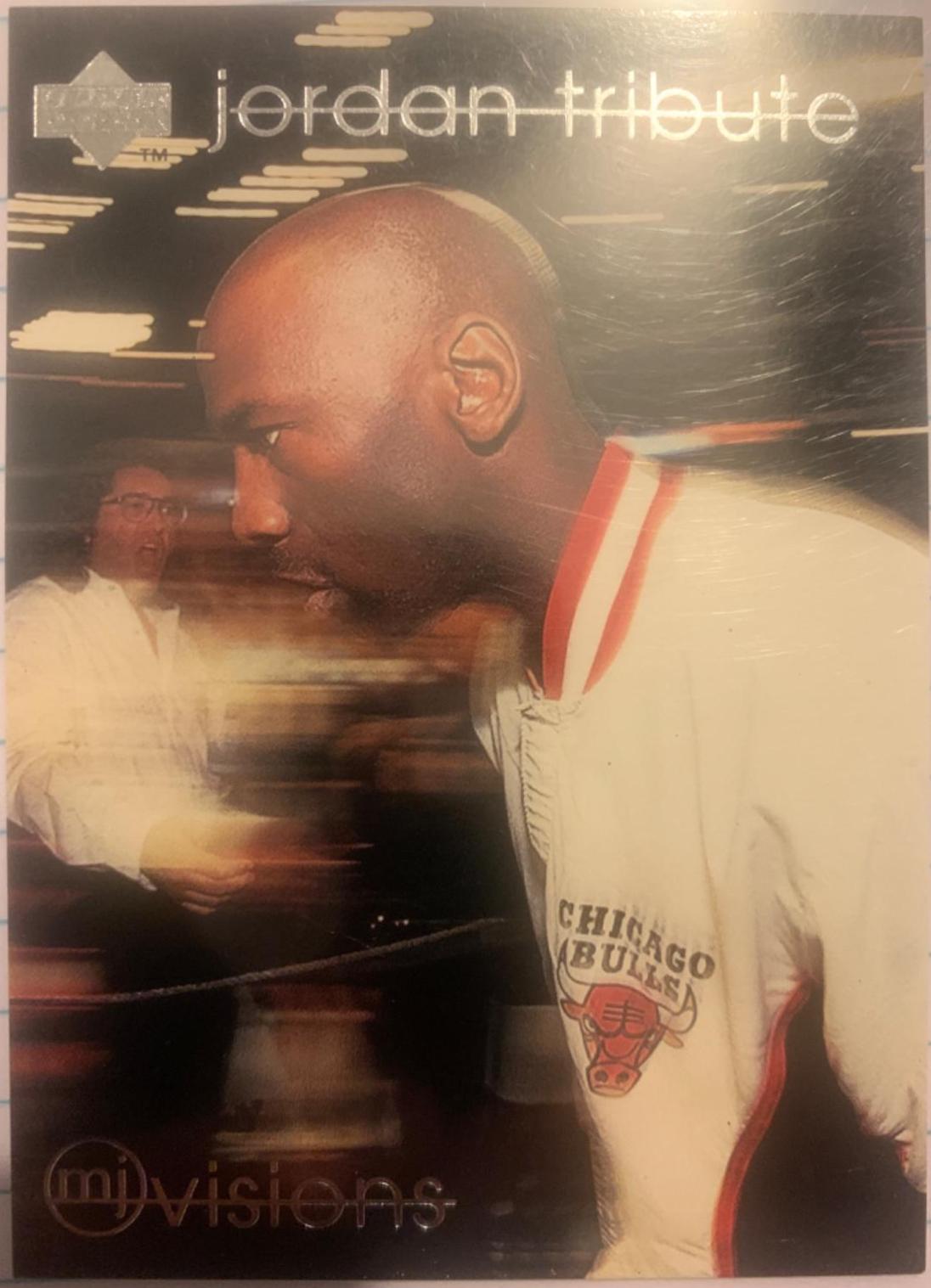 Michael Jordan #MJ5 Basketball Cards 1997 Upper Deck Michael Jordan Tribute