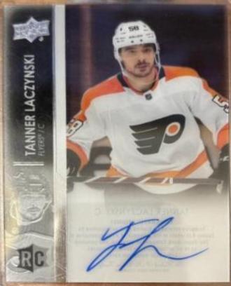 Tanner Laczynski #CC-LI 2021 Upper Deck Clear Cut Autograph Hockey