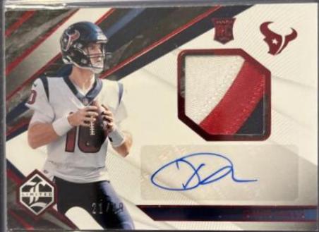 Davis Mills [Patch Autograph Ruby Spotlight] #164