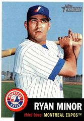 Ryan Minor #277 Baseball Cards 2002 Topps Heritage Prices